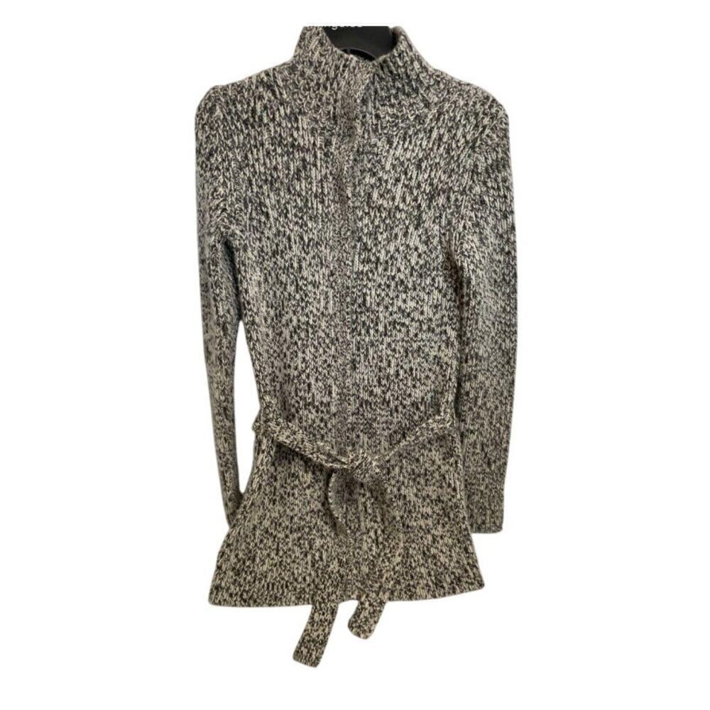 Theory Alpaca Wool Belted Sweater – Petite Small, Made in Hong Kong $495